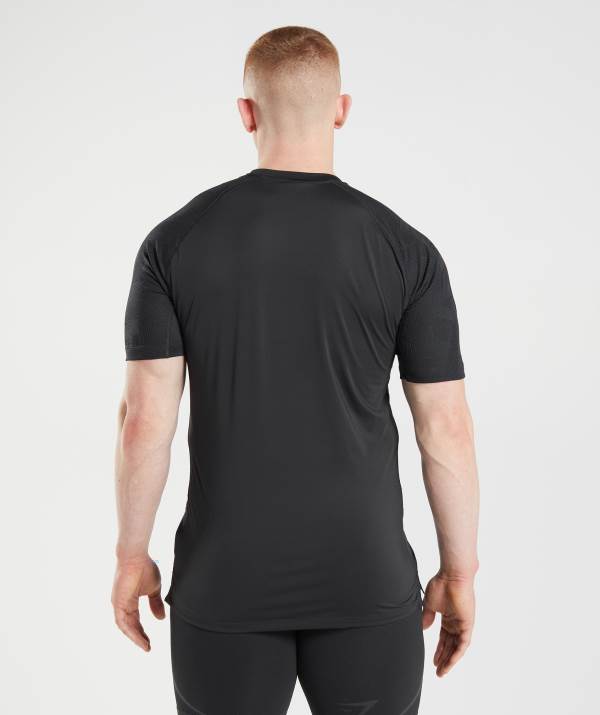 Panske Tricka Gymshark 315 Čierne | PU4756380